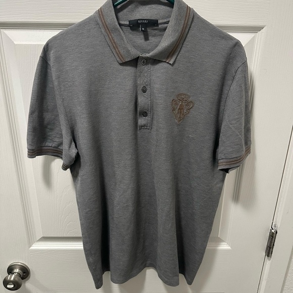 Gucci Gray Polo Shirt for Men - Picture 4 of 6